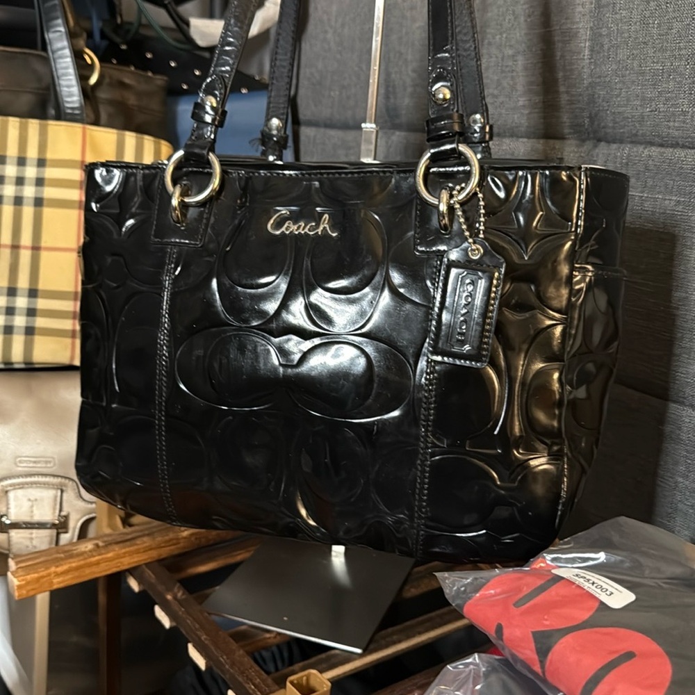 Coach Black Classic Tote Bag